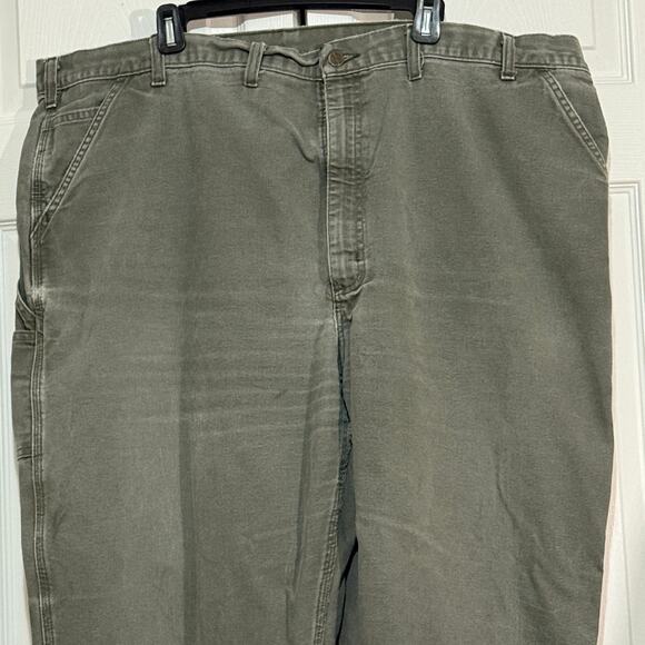 VTG Carhartt 2016 men’s 50 x 32 original dungaree fit work pants. B11-MOS - Picture 3 of 6